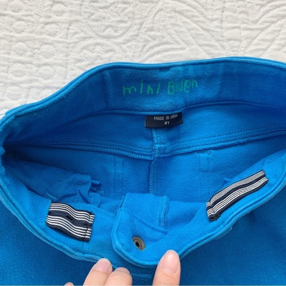 Mini‎ Boden Girls Blue Stretchy Pants - Picture 4 of 5